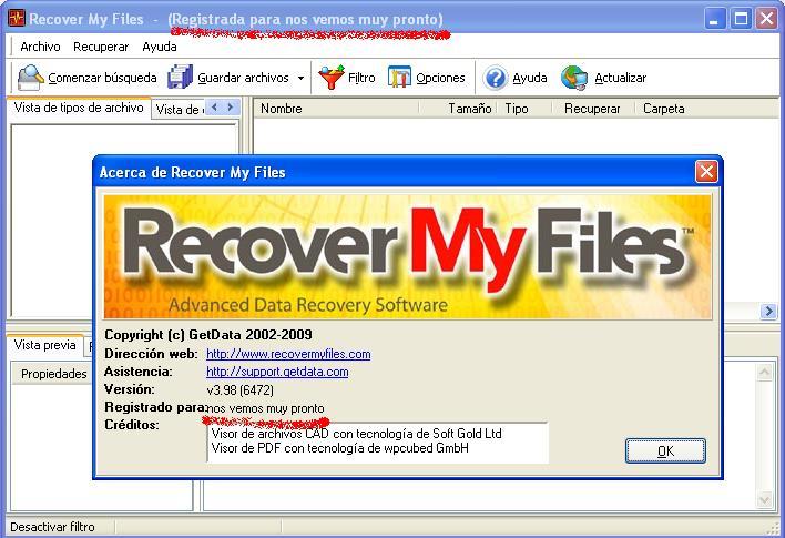linces key for recover my file v5